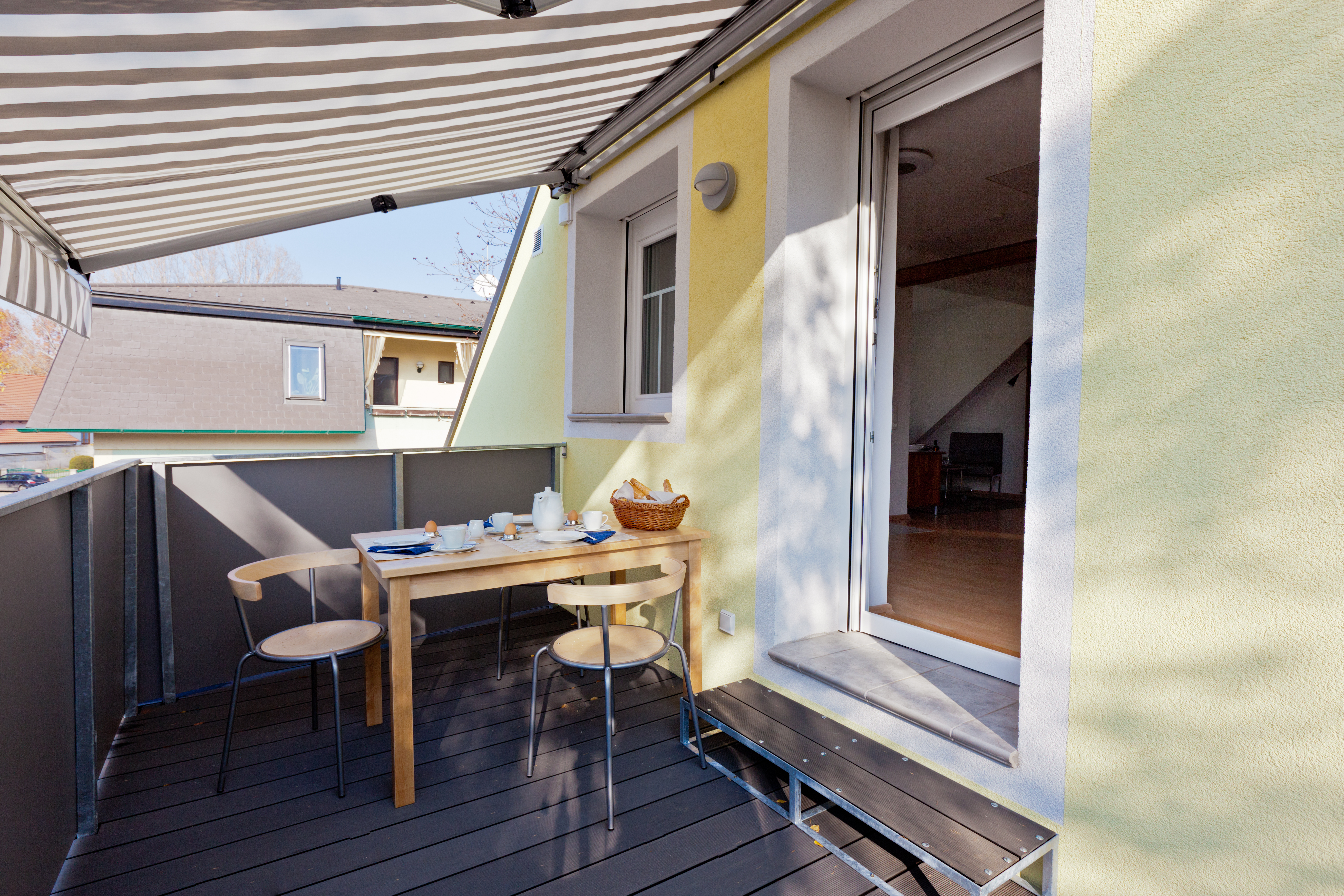 Dachterrasse im Studio im ferienhaus-burgenland1